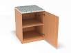 Тумба 1-но дверная (каркас бук, 600*600*850)