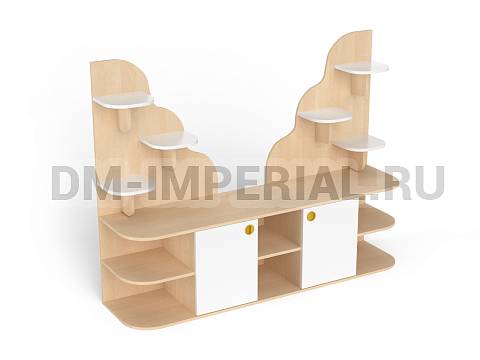 Оснащение детских садов, Детские уголки, Шкаф для уголка живой природы 2 ИМ-032