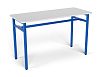 Стол обеденный 1800 (скандинавия, каркас синий, 3/4/5/6 гр.)