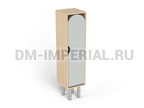 Оснащение детских садов, Шкафы, Шкаф 1-но секционный на металлических ножках стандарт ШР-003-С-1