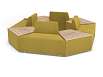 Диван модульный 4 (Ткань Yellow)