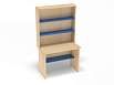 Стеллаж для экспериментирования (каркас дуб с разноцветными фасадами, Вариант 10)