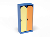 Шкаф 2-х секционный на цоколе стандарт (разноцветный (ая), Вариант 11)