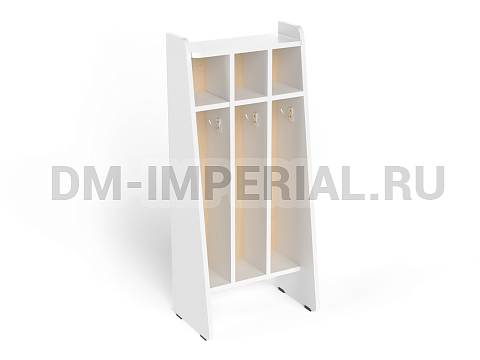 Оснащение детских садов, Шкафы, Шкаф для полотенец напольный 3-х секционный ШП-002-3