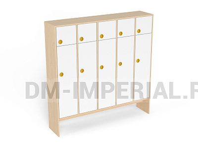 Шкаф 5-ти секционный с антресолью