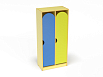 Шкаф 2-х секционный на цоколе стандарт (разноцветный (ая), Вариант 9)