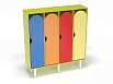 Шкаф 4-х секционный на металлических ножках стандарт (разноцветный (ая), Вариант 10)