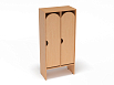 Шкаф для одежды 2-х секционный стандарт (каркас бук, Вариант 1)