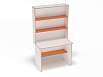 Стеллаж для экспериментирования (скандинавия с разноцветными фасадами, Вариант 22)
