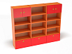 Набор стеллажей Аленка (разноцветный (ая), Вариант 9)