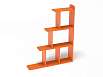 Стеллаж Лесенка (оранжевый (ая))