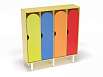 Шкаф 4-х секционный на металлических ножках стандарт (разноцветный (ая), Вариант 9)