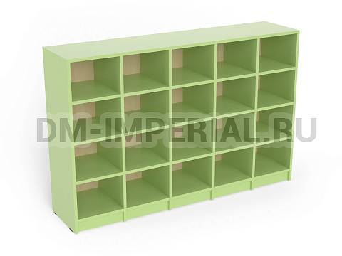 Оснащение детских садов, Шкафы, Шкаф для горшков на 20 мест ШГ-001-20