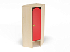 Шкаф для одежды 1-но секционный угловой (каркас дуб с разноцветными фасадами, Вариант 12)