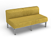 Диван 2-х местный на металлокаркасе (Ткань Yellow)