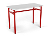 Стол обеденный 1200 (скандинавия, каркас красный, 3/4/5/6 гр.)