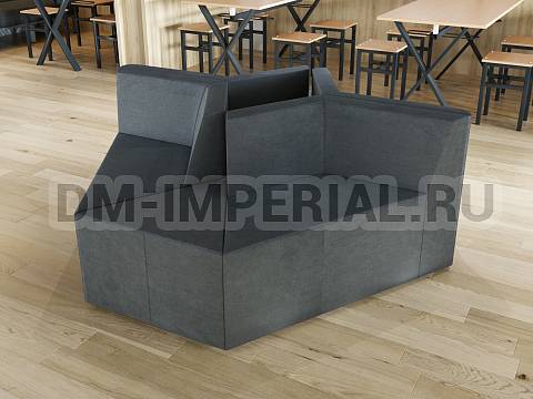 Оснащение школ, Мягкая мебель для школ, Диван модульный 14 ШМ-ММ-096