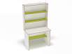 Стеллаж для экспериментирования (скандинавия с разноцветными фасадами, Вариант 20)
