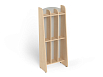 Шкаф для пол. 2-х ярусный 3-х секционный Волна (береза/серый)