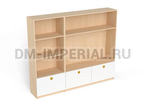 Оснащение детских садов, Шкафы, Стеллаж светофор ШС-046