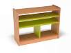 Модуль 2, стеллаж (каркас бук с разноцветными фасадами, Вариант 3)