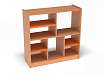 Модуль 3, стеллаж (каркас бук с разноцветными фасадами, Вариант 5)