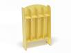 Шкаф для пол. напольный Волна 4-х секционный (разноцветный (ая), Желтый)