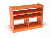 Модуль 2, стеллаж (оранжевый (ая), Вариант 16)