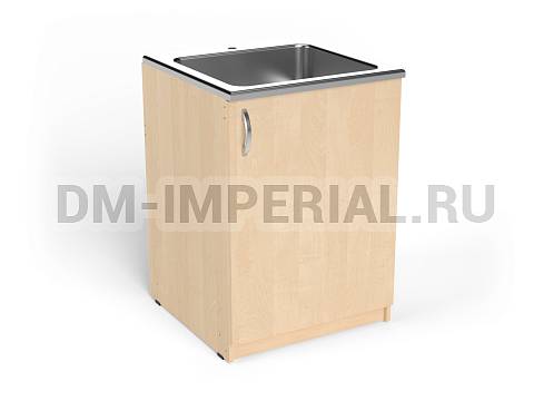 Оснащение детских садов, Шкафы, Тумба с мойкой 1-но дверная КМ-001