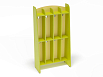 Шкаф для пол. 2-х ярусный 4-х секционный Волна (разноцветный (ая), Лайм)