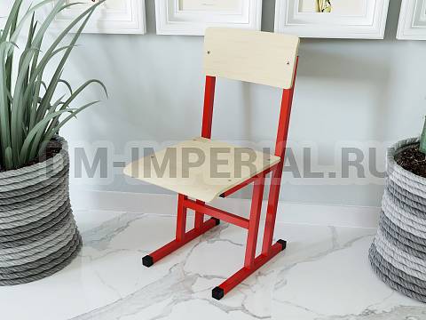 Оснащение школ, Школьные стулья, Стул ученический нерегулируемый на квадратной трубе ШМ-ШС-001