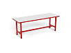 Скамейка (скандинавия, каркас красный)