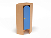 Шкаф для одежды 1-но секционный угловой (каркас бук с разноцветными фасадами, Вариант 4)