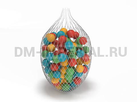 Оснащение детских садов, Мягкие модули, Шарики для сухого бассейна ММ-СБ-080