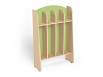 Шкаф для пол. напольный Волна 4-х секционный (береза/зеленый)