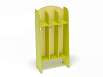 Шкаф для пол. напольный Волна 3-х секционный (разноцветный (ая), Лайм)