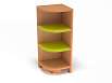 Модуль 1, стеллаж (каркас бук с разноцветными фасадами, Вариант 3)
