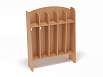Шкаф для пол. напольный Волна 5-ти секционный (каркас бук)