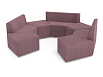 Диван модульный 5 (Ткань Rose)