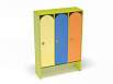 Шкаф для одежды 3-х секционный (разноцветный (ая), Вариант 10)